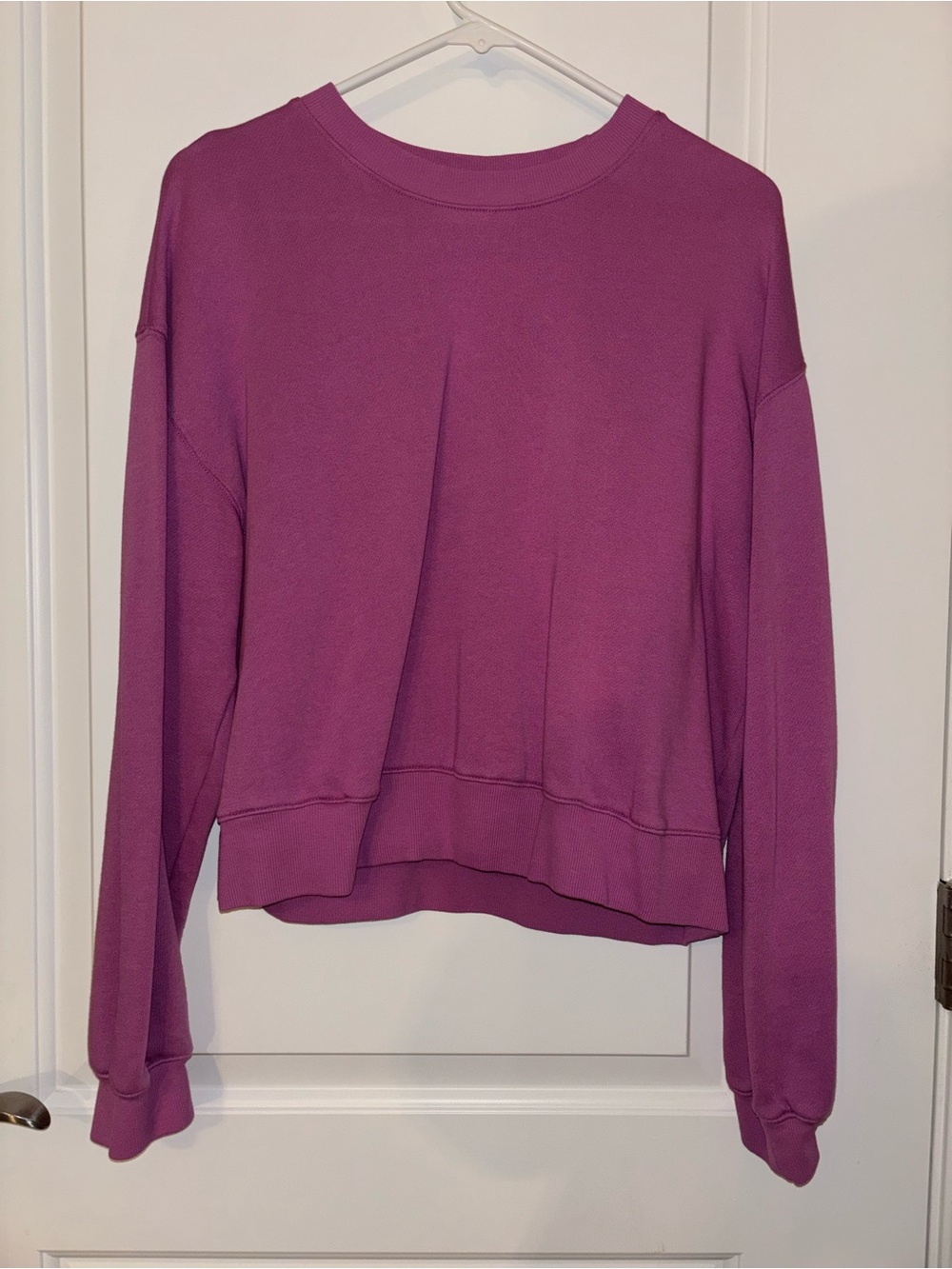Old Navy Magenta Crewneck Sweatshirt